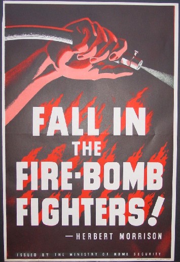 Comments: This British World War II poster issued by the Ministry of Home 